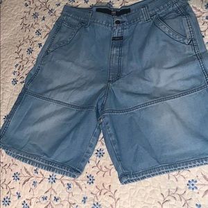 Vintage Marithe Francois Girbaud Cargo Jean Shorts OG stonewashed jeans